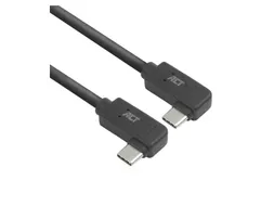 Kabel ACT USB-C hoek links/rechts 10Gbps 1m