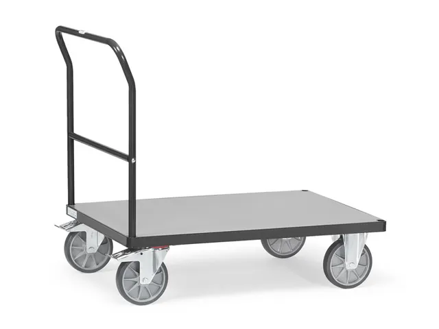 Duwbeugelwagens 2503 Ral7016 600kg 1200x800mm Houten Plaat