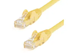 1,5 m CAT6 kabel patchkabel snagless RJ45 connectors koper ETL geel