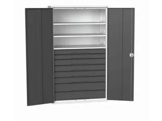 universele kast,HxBxD 2000x1300x550mm,3xStalen bodem,8lade(n) - 1