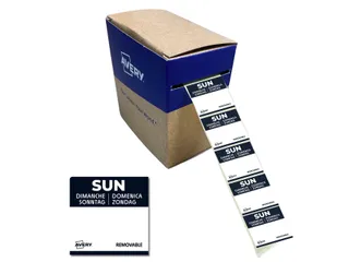 Etiket Avery HACCP zondag zwart 40x56mm 500 stuks - 1