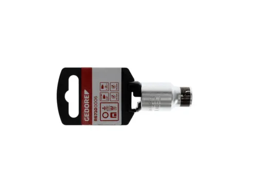 GEDORE R67100006 Bitadapter 1/2hex x 5/16hex 38mm