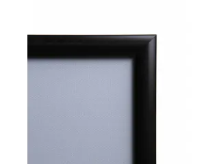 Kliklijst A2 Rechte hoeken 25mm Zwart RAL9005 - 2