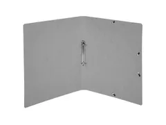 Ringmap Elast. glans karton 2R 15mm grijs