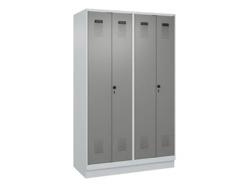 locker voor scheiding van kleding,HxBxD 1950x1200x500mm,4vak