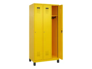 locker,HxBxD 1950x900x500mm,3vak,vak B 300mm,cil.-slot,voeten - 2