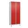 locker voor scheiding van kleding,HxBxD 1950x800x500mm,2vak