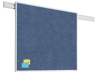 Partnerline Prikbord 90x180cm Camira Blauw Paars - 2