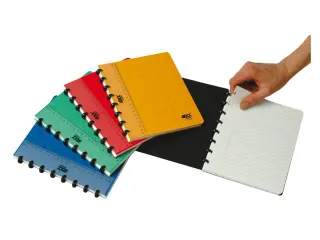 Schrift Adoc Classic A5 lijn 144 pagina's 90gr assorti - 2