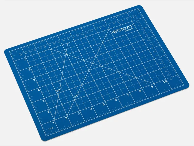 Snijmat Westcott A4 blauw 5-laags 300x220mm, zelfherstellend