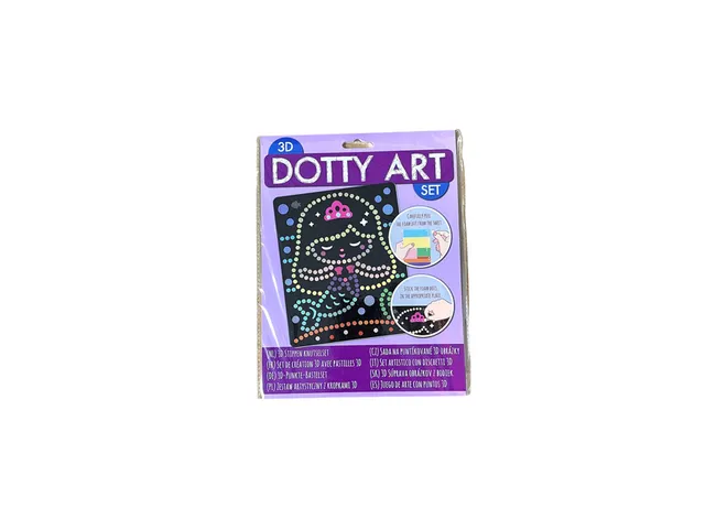 Knutselset 3D Dotty art assorti