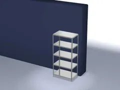 magazijnstelling,grondveld,HxBxD 2000x1000x600mm,vaklast 200kg