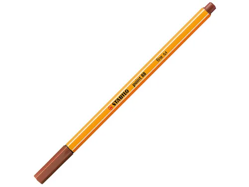 Fineliner STABILO point 88/38 fijn krijtrood