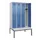 locker met bank,HxBxD 2120x1200x815mm,4vak,vak B 300mm,draaigrendel