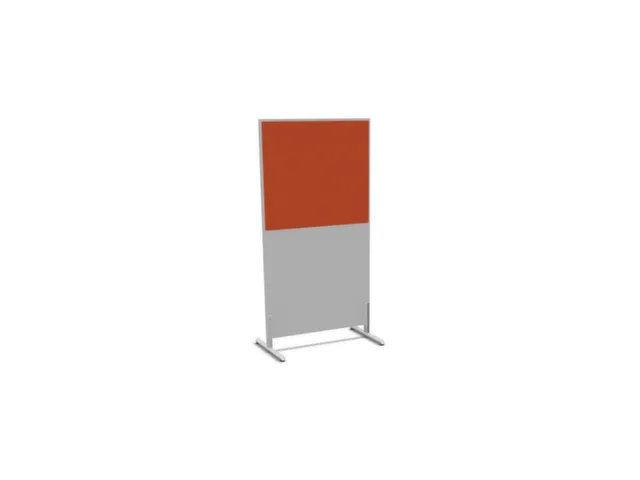 cloison de séparation,Hxl 1545x800mm,MP-gris clair,BN3012-orange