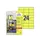 Weerbestendig etiket Avery 70x37mm geel, doos 20 vel