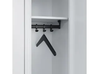 Kledinghanger,V. Garderobekast,M. Speciale Ophanging,Hardhout,Zwart - 1