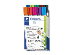 Whiteboardmarker Staedtler Lumocolor 351 set à 10 stuks assorti