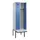 locker met bank,voor scheiding van kleding,HxBxD 2120x600x815mm,2vak