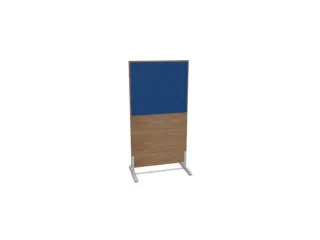 scheidingswand,HxB 1545x800mm,NT-cherry,BN6016-blauw - 2