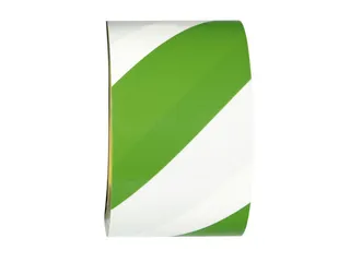 Markeertape Vinyl L 33M B 75Mm Groen/wit - 1