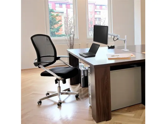 Monitorarm 1 Scherm Lx Desk Mount Lcd Paal Wit