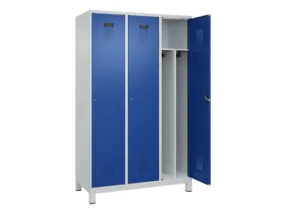 locker voor scheiding van kleding,HxBxD 1950x1200x500mm,3vak - 1