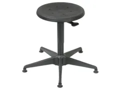 Esd Draaikruk Glijders Kunststof Afdekking 380-520mm Pu Zwart