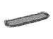 Microfiber Damp42 microvezel vlakmop donkergrijs klittenband 400mm