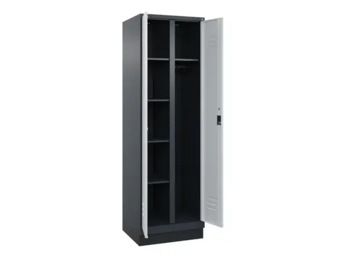 wasgoedverdeelkast,HxBxD 1950x600x500mm,vak B 300mm,cilinderslot