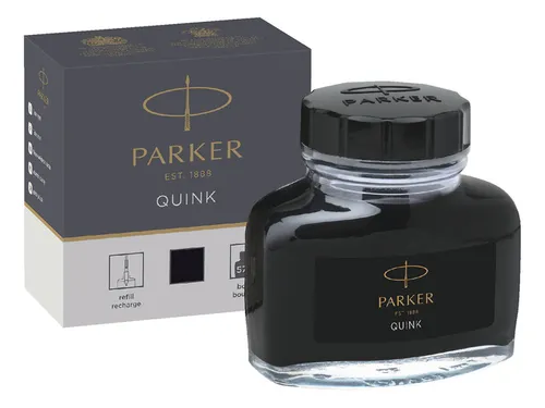 Vulpeninkt Parker Quink permanent 57ml zwart