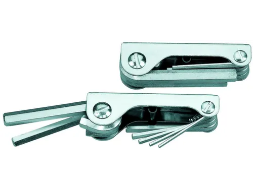 SCL 42-90A Inbussleutelset in clip 9-delig 5/64 inch-1/4 inchAF