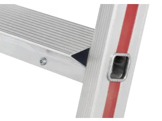 Opzettrede,V. Staande Ladder Met Sporten,Aluminium - 3