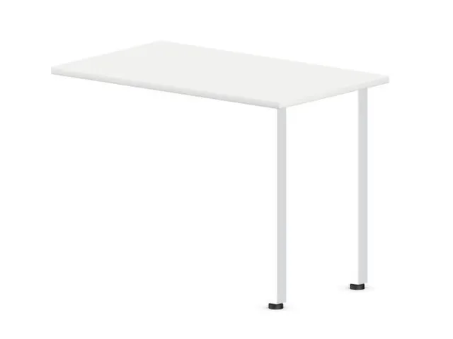 aanbouwtafel,i.h.v.,HxBxD 720-840x1000x600mm,Bl-wit