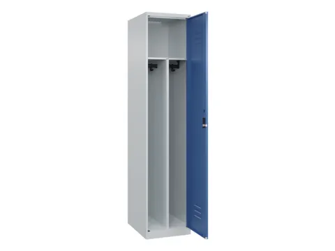 locker voor scheiding van kleding,HxBxD 1850x400x500mm,1vak