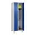 locker,HxBxD 1950x600x500mm,2vak,vak B 300mm,draaigrendel,voeten