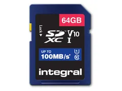 Geheugenkaart Integral SDXC V10 64GB