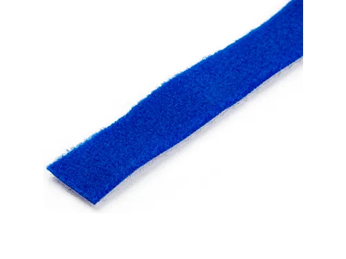 7,6m Bulk Rol Klittenband herbruikbaar blauw op maat te knippen