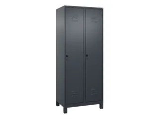 locker,HxBxD 1950x800x500mm,2vak,vak B 400mm,draaigrendel,voeten - 1