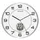 Wandklok Unilux Tempus Ø 30.5cm lichtgrijs/wit