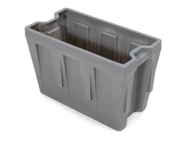 Bac de rangement,p. bac gerbable 300l,HxlxP 440x351x667mm,PE,gris