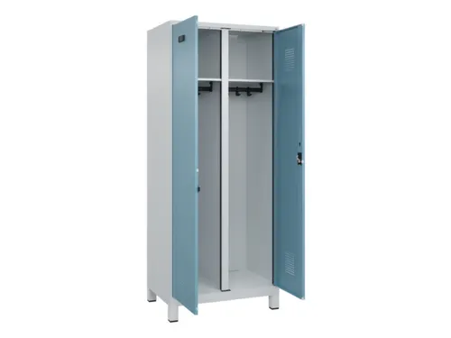 locker voor scheiding van kleding,HxBxD 1950x800x500mm,2vak