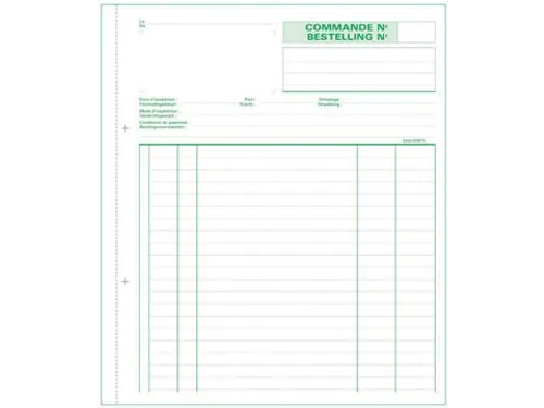 Orderboek 21x18cm 50blz Tripli