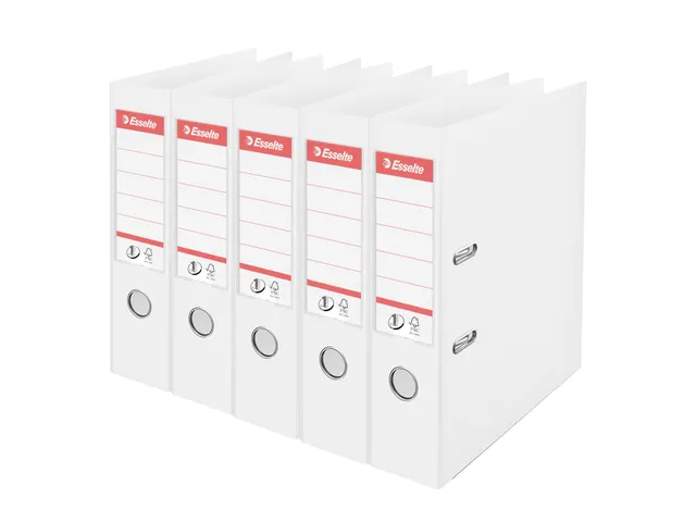 Ordner Esselte Vivida No.1 multipack 75mm A4 5 stuks wit