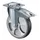 zwenkwiel m. rem,draagverm. 120kg,TPE-banden,Ø 125mm,wiellager