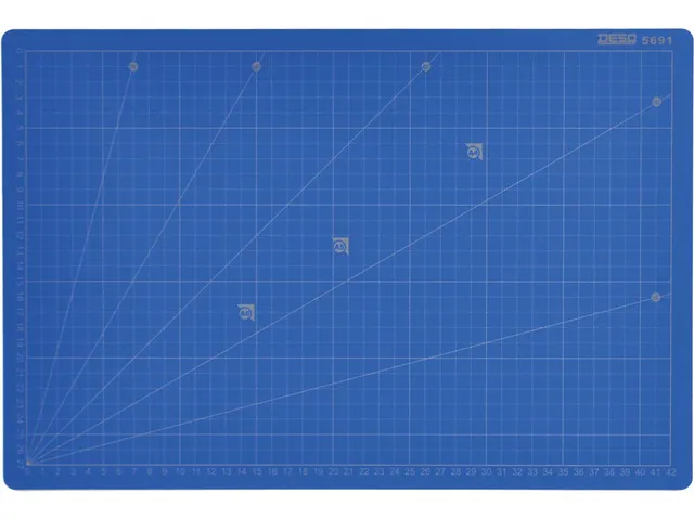 Desq 5691 Professionele snijmat 30x45cm A3 Blauw 5-laags