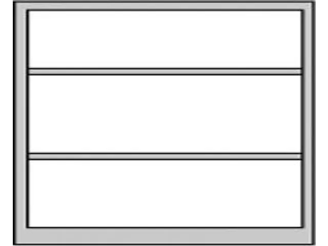 Documentenkluis Hxbxd 1226x1200x500mm 2 Legborden Ral 7035