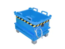 mini-bodemklepcontainer,HxLxB 625x600x800mm,0,13m³,inrijbeugel,staal