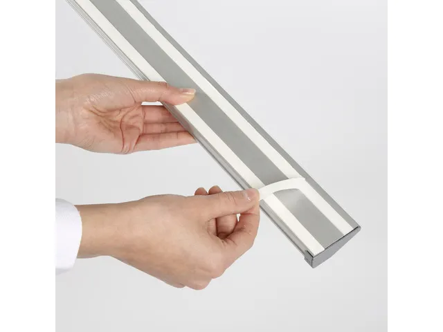 Fast note profiel Seco 580mm zilver