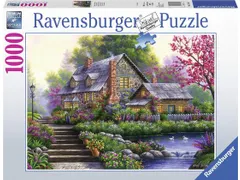 Puzzel Romantische cottage 1000 stukjes